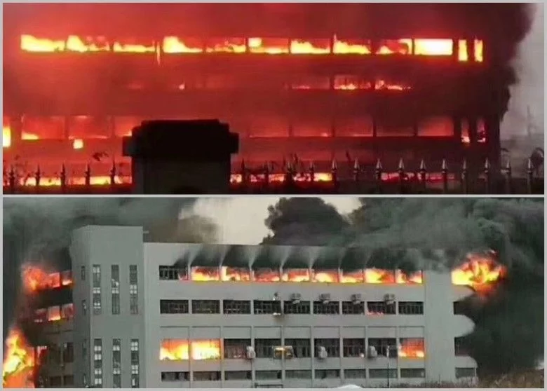 浙江厂房大火